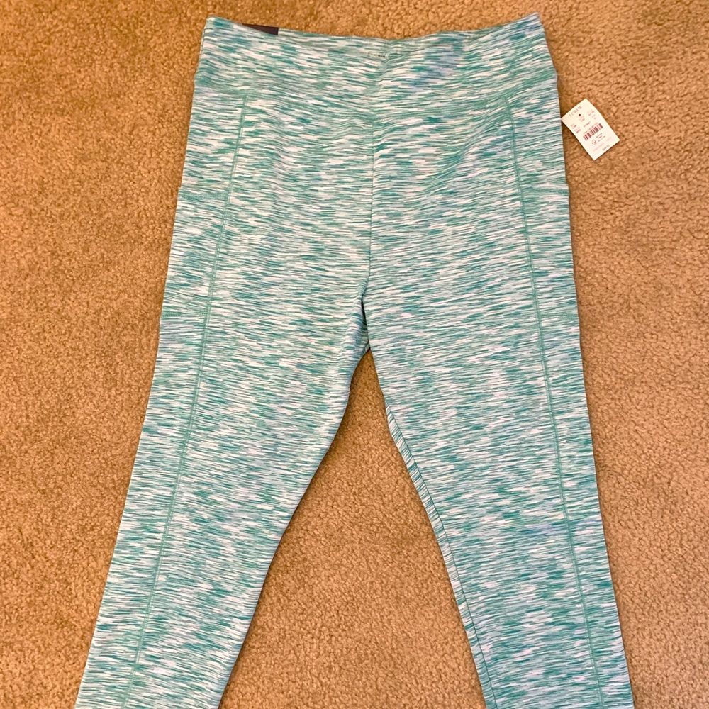 🐳 J.CREW - SPACE DYE CROPPED LEGGING
W/ POCKETS 🐳